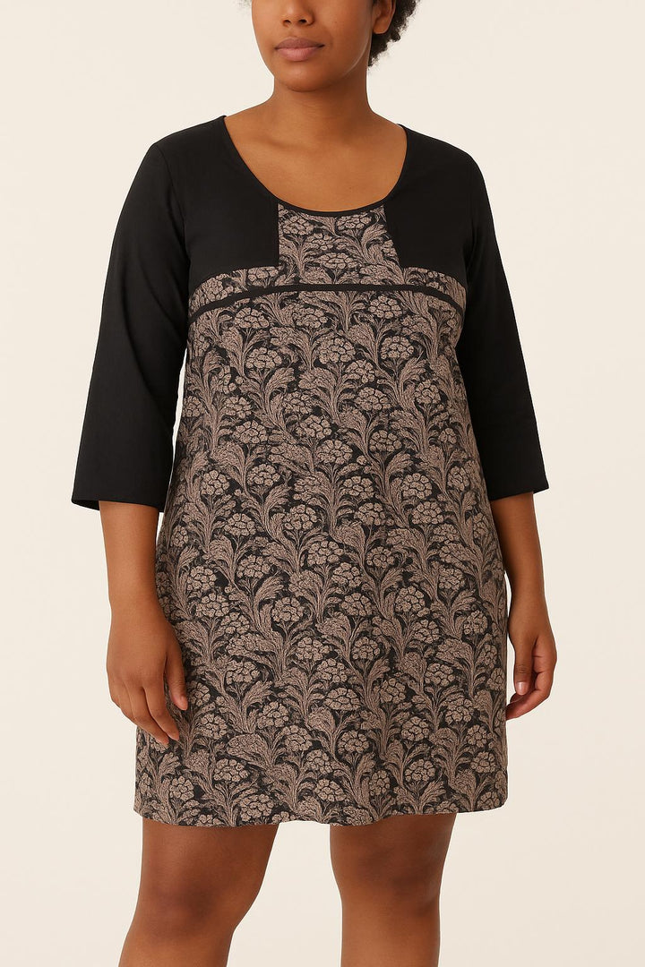 Robe Noire et Rose - Taille L/40 de la marque Ekyog | PARAD59175 - Vendu par Paradigme - Image 1