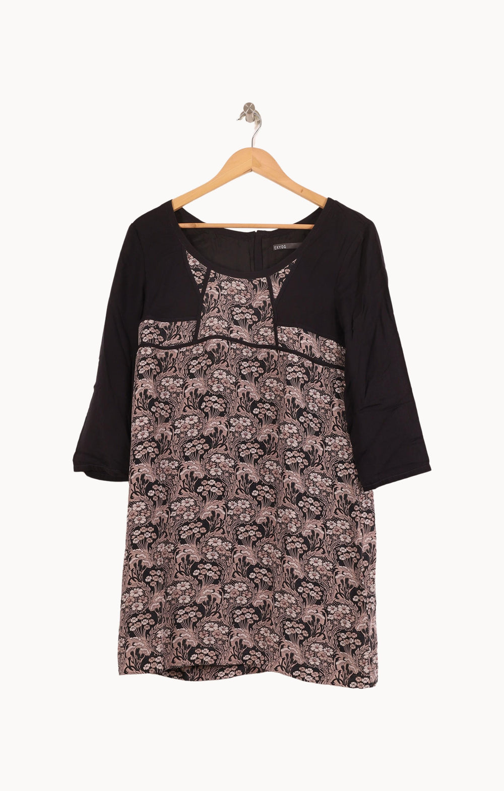 Robe Noire et Rose - Taille L/40 de la marque Ekyog | PARAD59175 - Vendu par Paradigme - Image 2