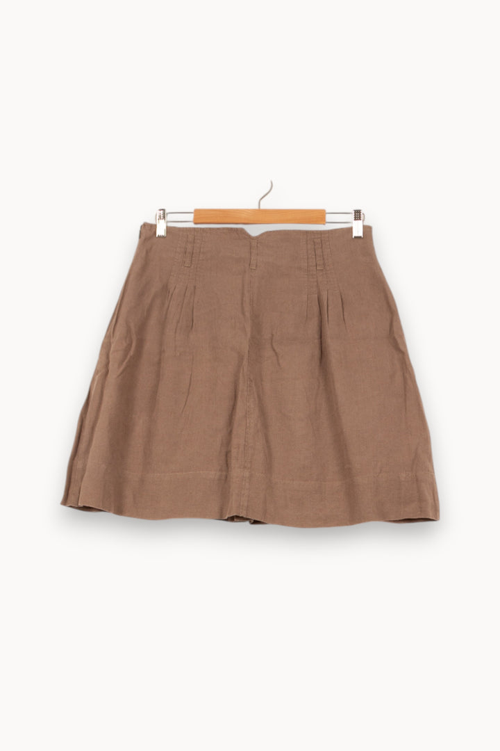 Jupe Courte Beige - Taille L/40 de la marque Comptoir des Cotonniers | PARAD59179 - Vendu par Paradigme - Image 4