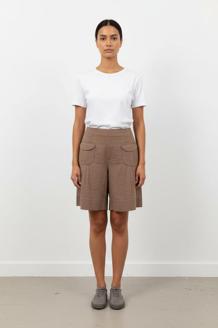 Jupe Courte Beige - Taille L/40
