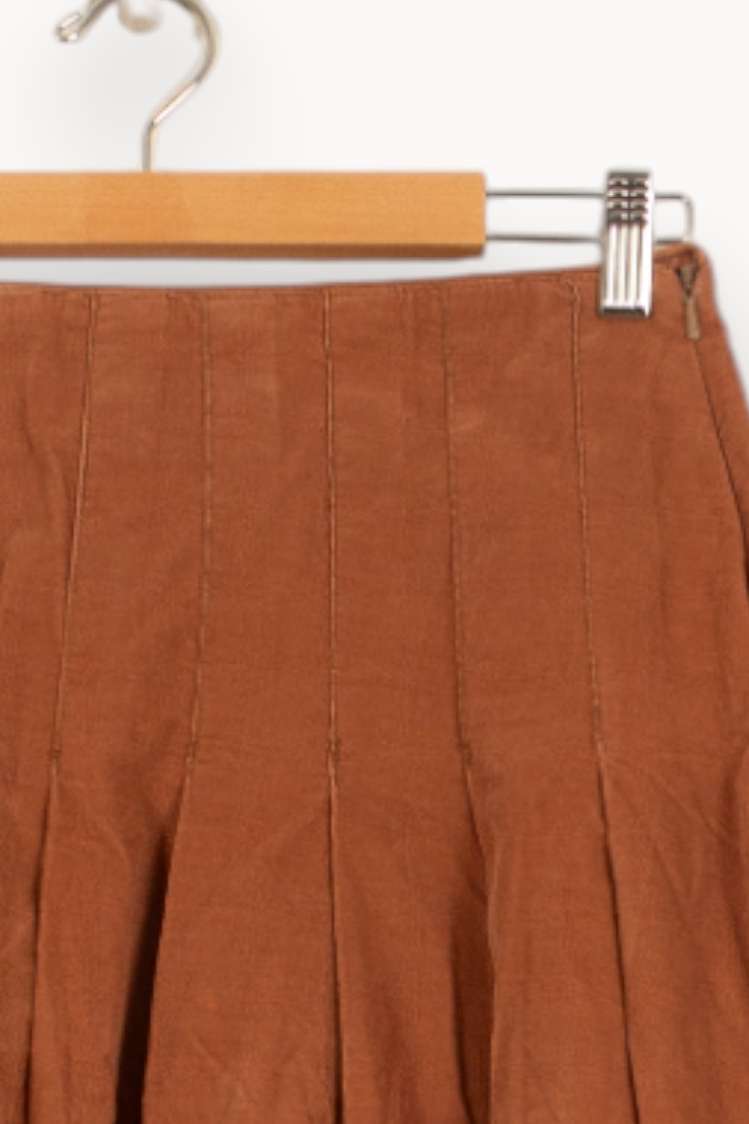 Jupe Longue Marron - Taille M/38 de la marque Galeries Lafayette | PARAD59181 - Vendu par Paradigme - Image 3