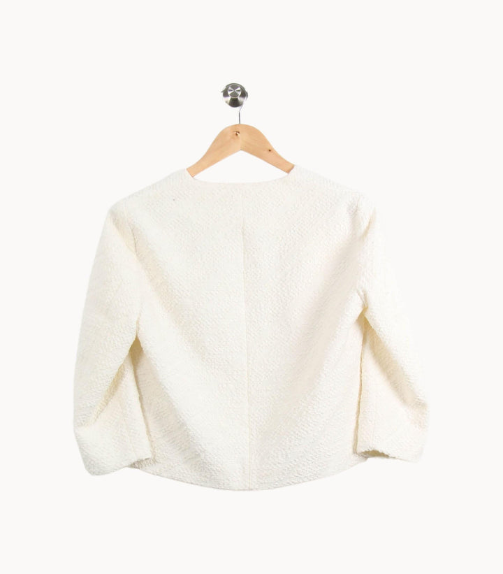 Veste Tailleur Blanche - Taille M/38 de la marque Maje | PARAD59182 - Vendu par Paradigme - Image 4