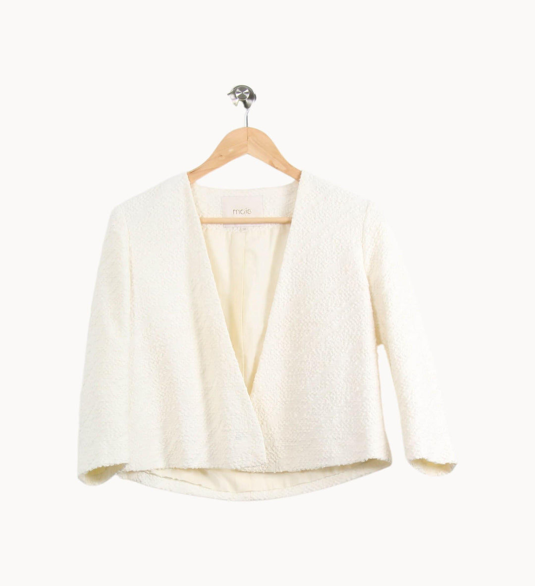 Veste Tailleur Blanche - Taille M/38 de la marque Maje | PARAD59182 - Vendu par Paradigme - Image 2