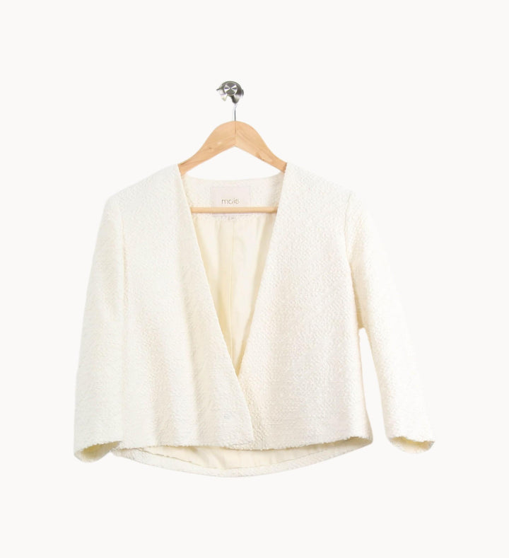 Veste Tailleur Blanche - Taille M/38 de la marque Maje | PARAD59182 - Vendu par Paradigme - Image 2