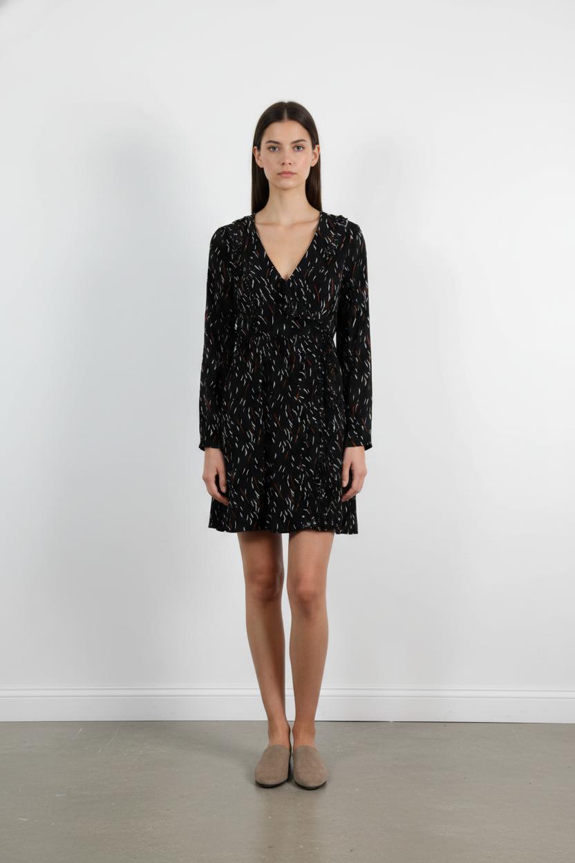 Robe Courte Noire et Blanche - Taille M/38