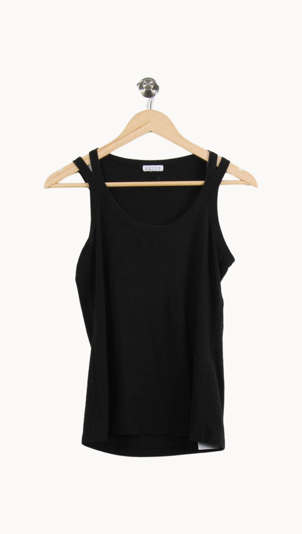 Débardeur Noir - Taille M/38 de la marque Claudie Pierlot | PARAD59202 - Vendu par Paradigme - Image 2