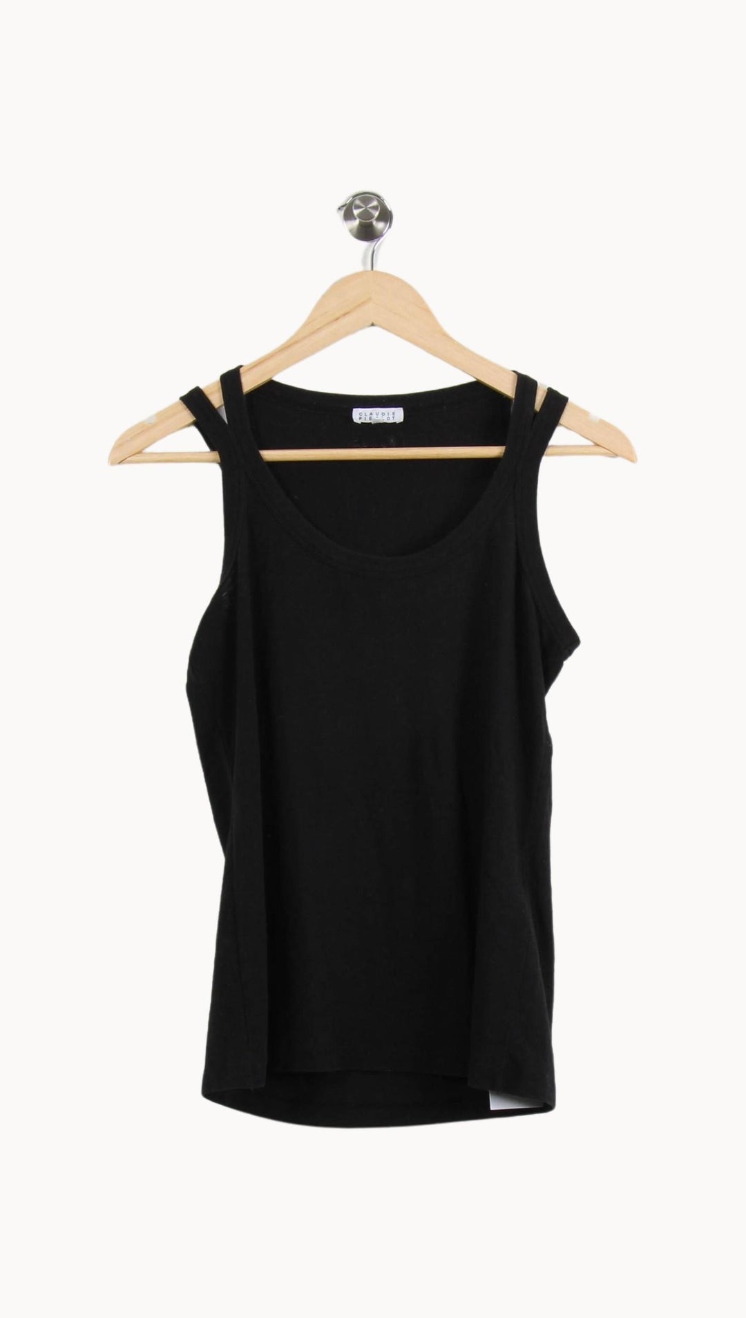 Débardeur Noir - Taille M/38 de la marque Claudie Pierlot | PARAD59202 - Vendu par Paradigme - Image 2