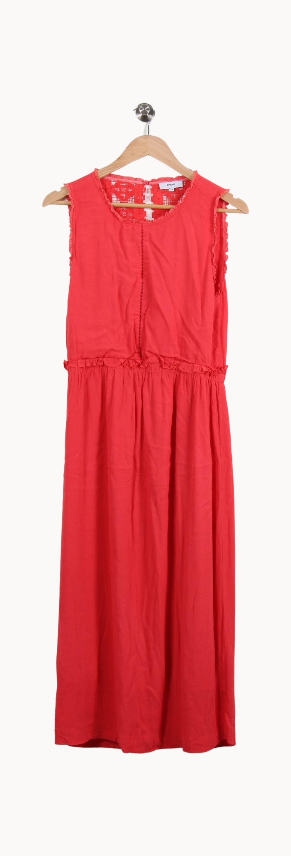 Robe Longue Rose - Taille M/38 de la marque Suncoo | PARAD59204 - Vendu par Paradigme - Image 2