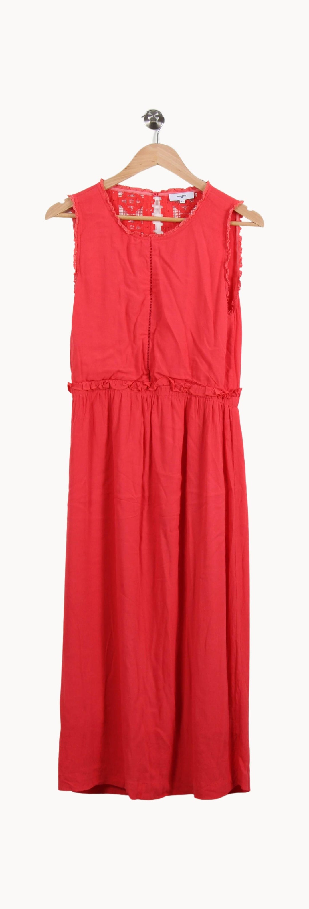 Robe Longue Rose - Taille M/38 de la marque Suncoo | PARAD59204 - Vendu par Paradigme - Image 2