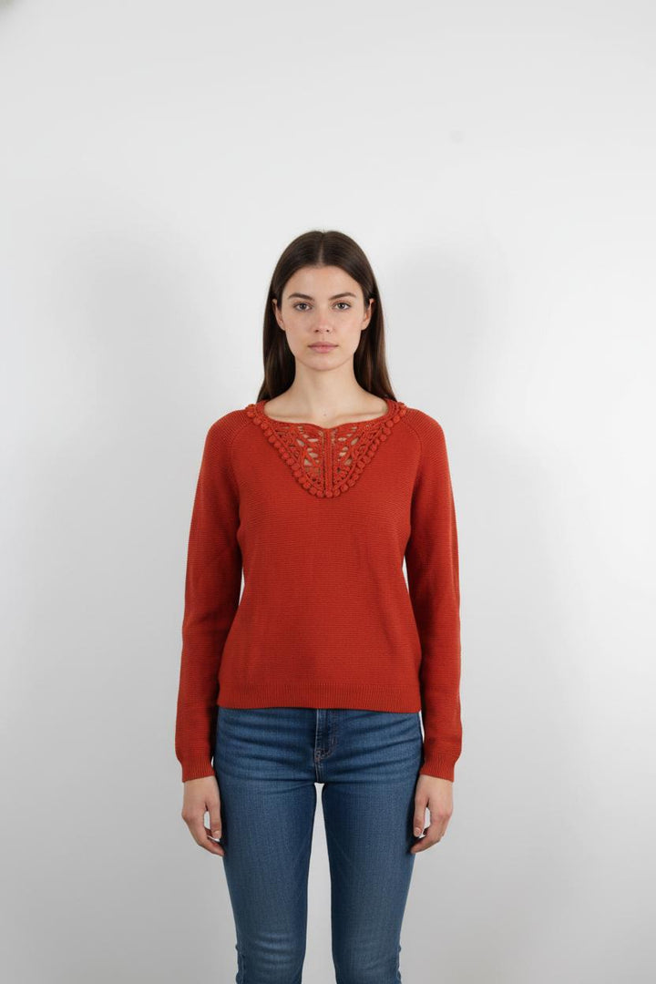 Pull Rouge - Taille M/38