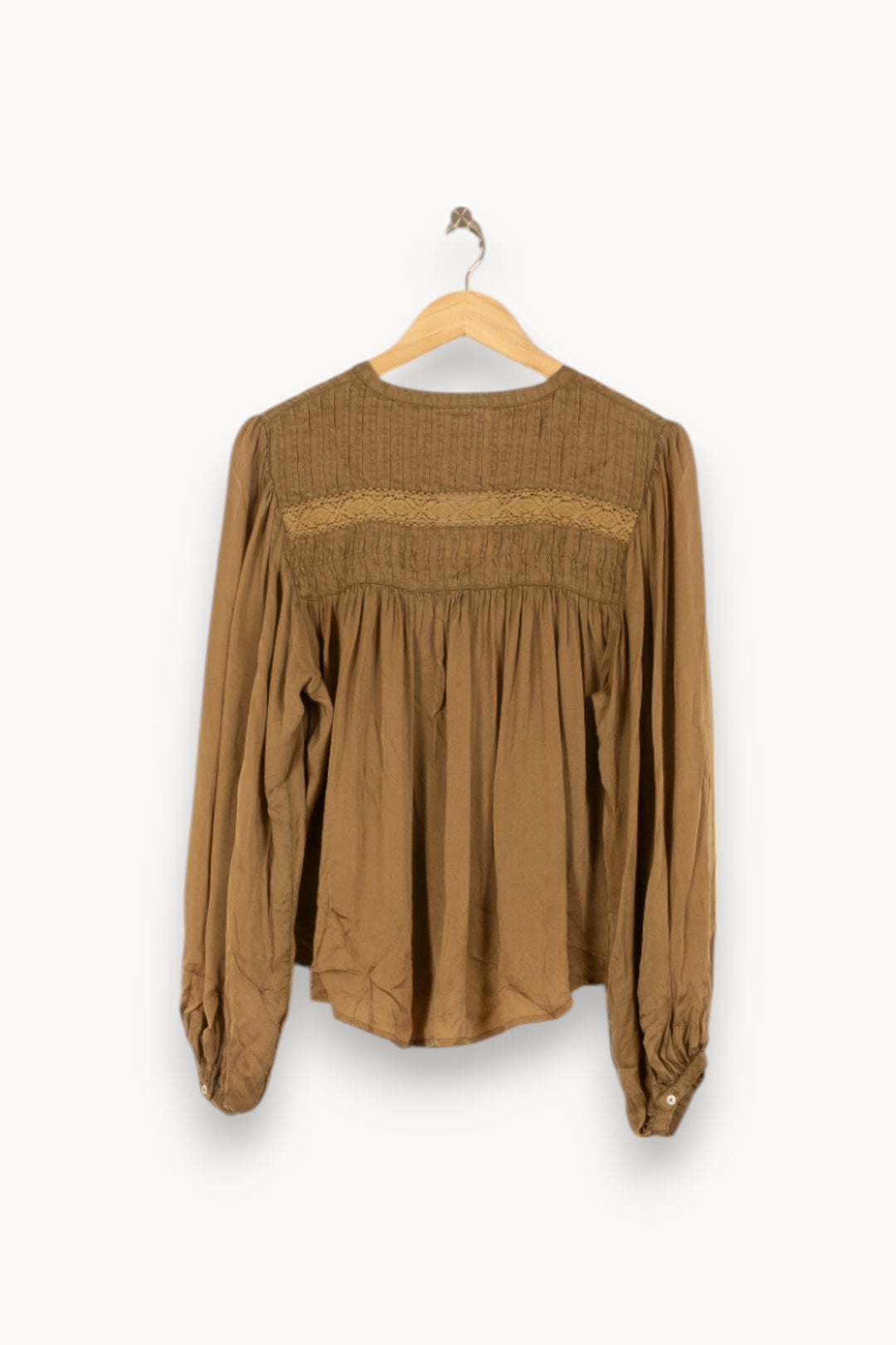 Blouse Marron - Taille S/36 de la marque Louise Misha | PARAD59216 - Vendu par Paradigme - Image 4