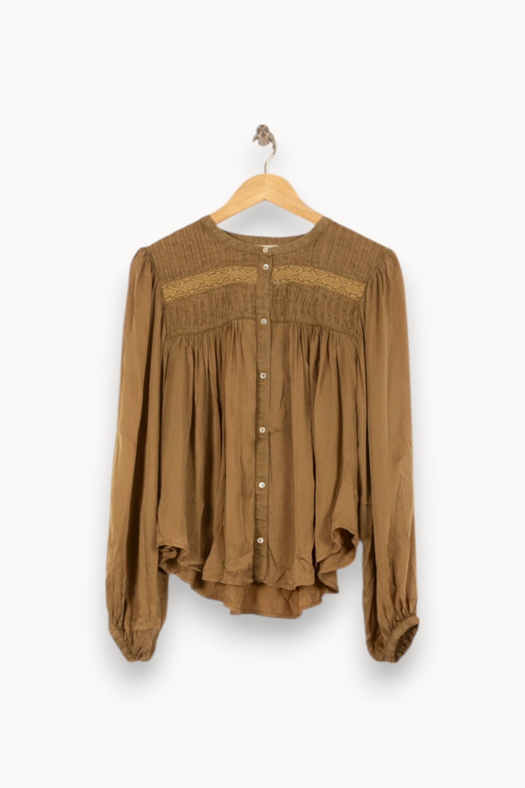 Blouse Marron - Taille S/36 de la marque Louise Misha | PARAD59216 - Vendu par Paradigme - Image 2