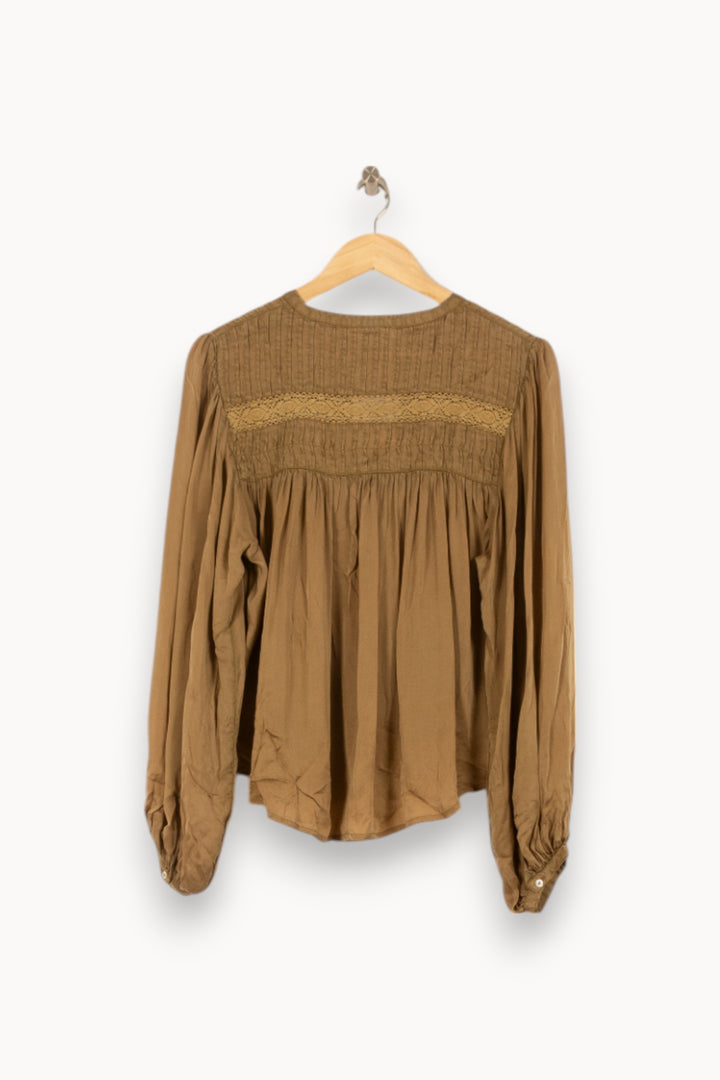 Blouse Marron - Taille S/36 de la marque Louise Misha | PARAD59222 - Vendu par Paradigme - Image 4
