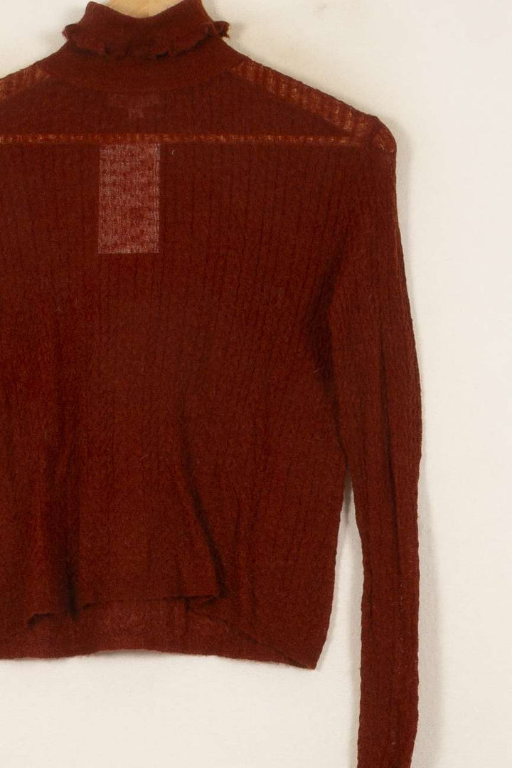Pull Col Roulé Marron - Taille S/36 de la marque Louise Misha | PARAD59223 - Vendu par Paradigme - Image 3