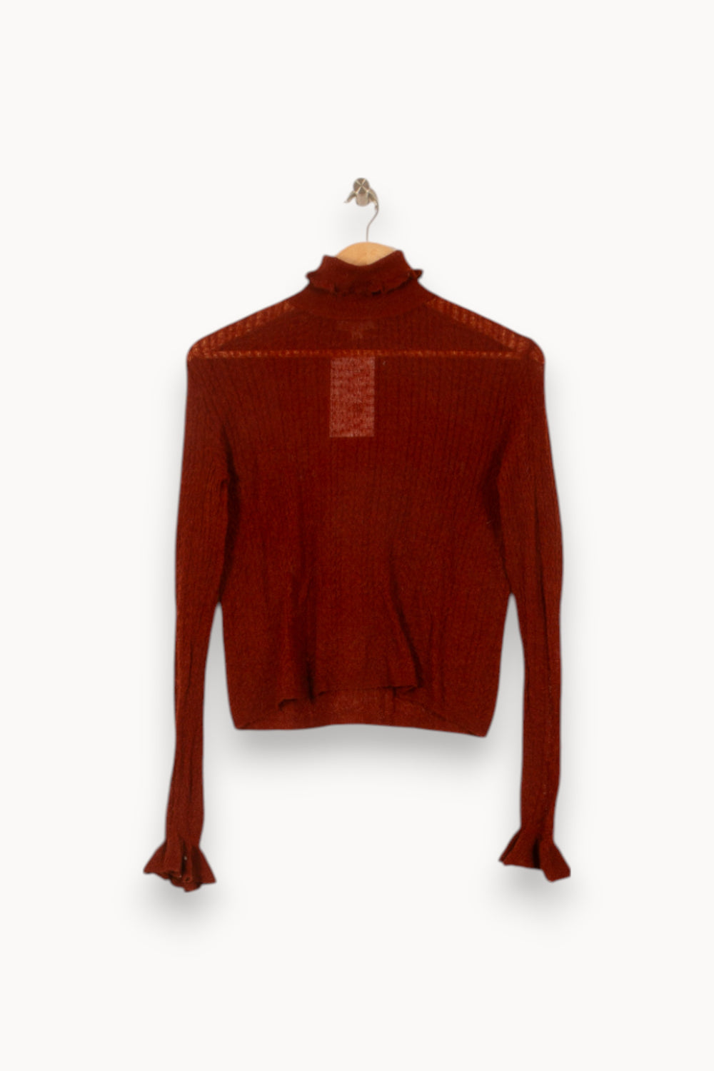 Pull Col Roulé Marron - Taille S/36 de la marque Louise Misha | PARAD59223 - Vendu par Paradigme - Image 2