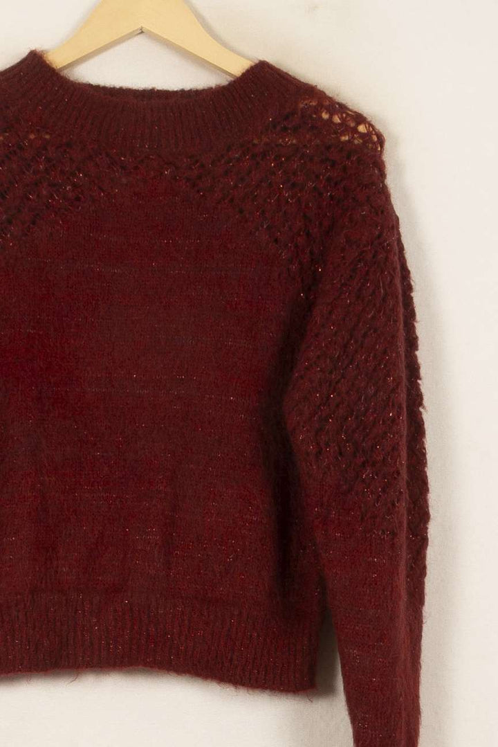 Pull Bordeaux - Taille S/36 de la marque Louise Misha | PARAD59224 - Vendu par Paradigme - Image 3