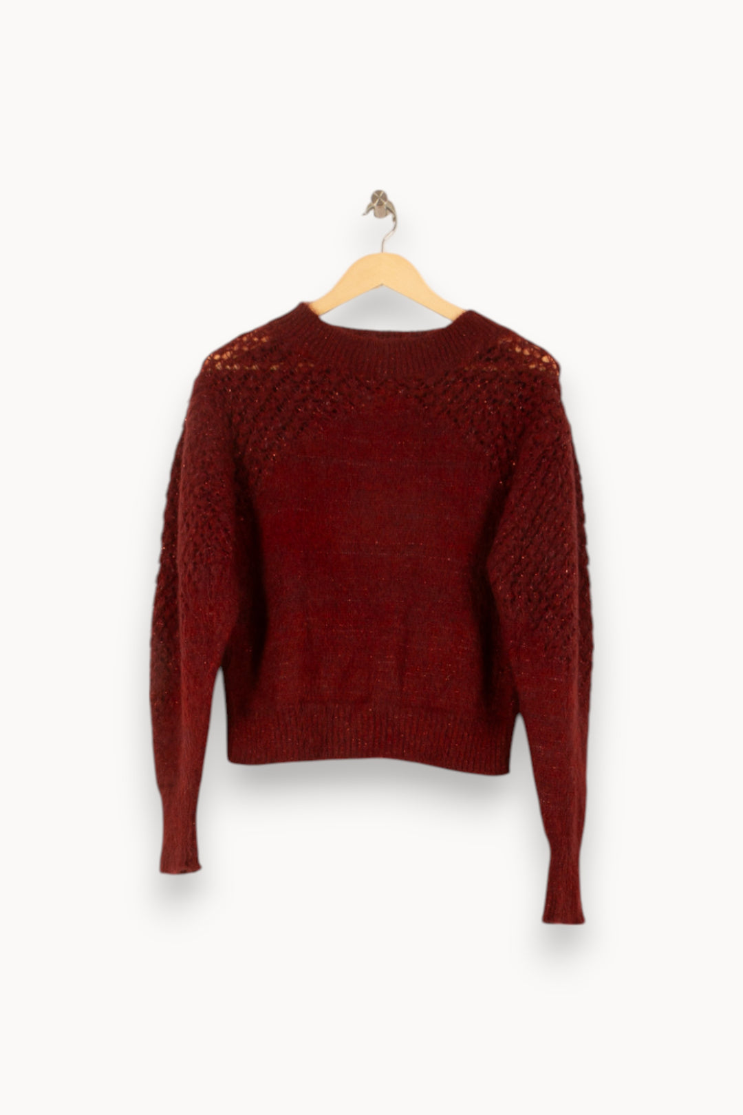 Pull Bordeaux - Taille S/36 de la marque Louise Misha | PARAD59224 - Vendu par Paradigme - Image 2