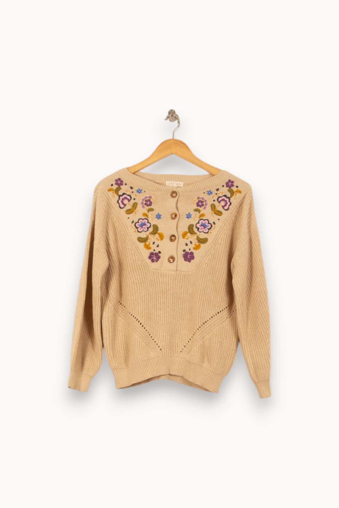 Cardigan Beige - Taille S/36 de la marque Louise Misha | PARAD59225 - Vendu par Paradigme - Image 2