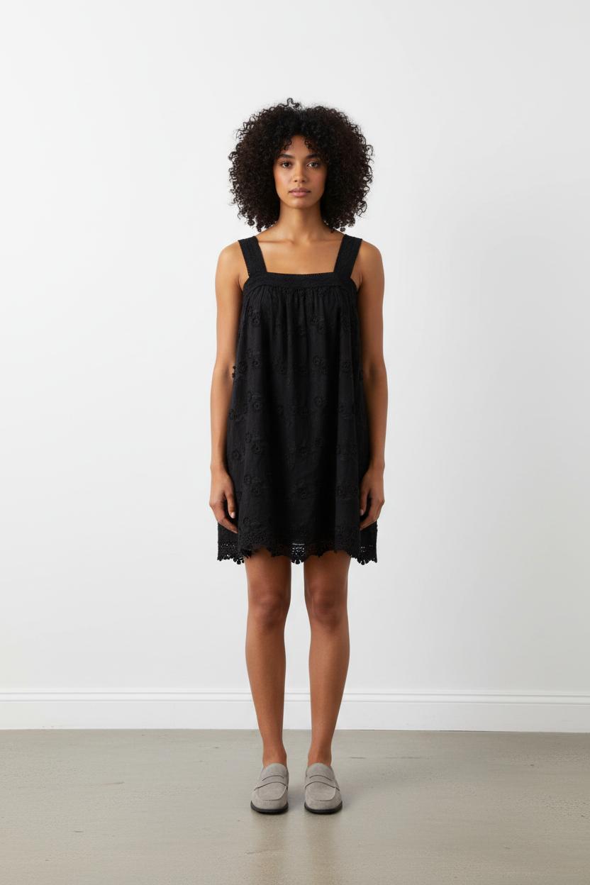 Robe Sans Manches Noire - Taille S/36