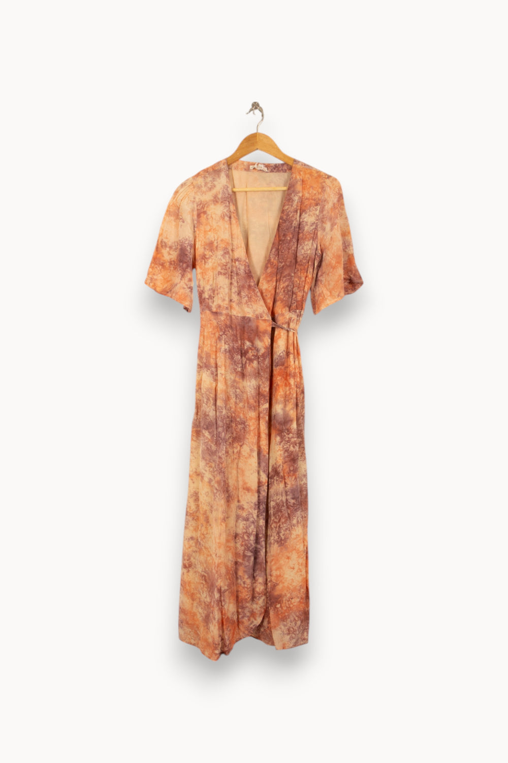 Robe Midi Orange et Marron - Taille S/36 de la marque Louise Misha | PARAD59233 - Vendu par Paradigme - Image 2