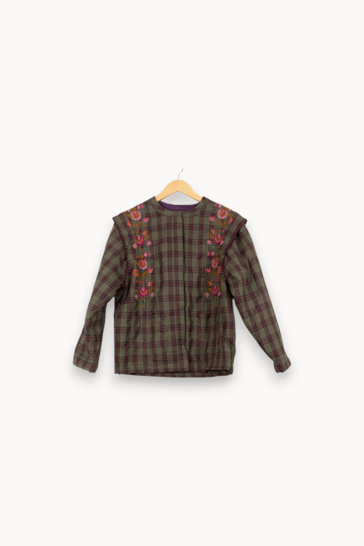 Veste Verte et Violette - Taille S/36 de la marque Louise Misha | PARAD59236 - Vendu par Paradigme - Image 4