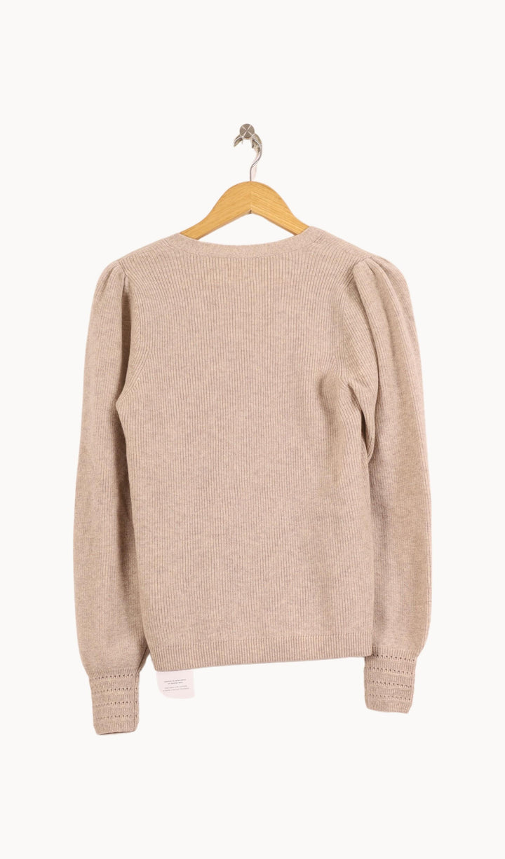 Cardigan Beige - Taille XS/34 de la marque Des petits hauts | PARAD59239 - Vendu par Paradigme - Image 4
