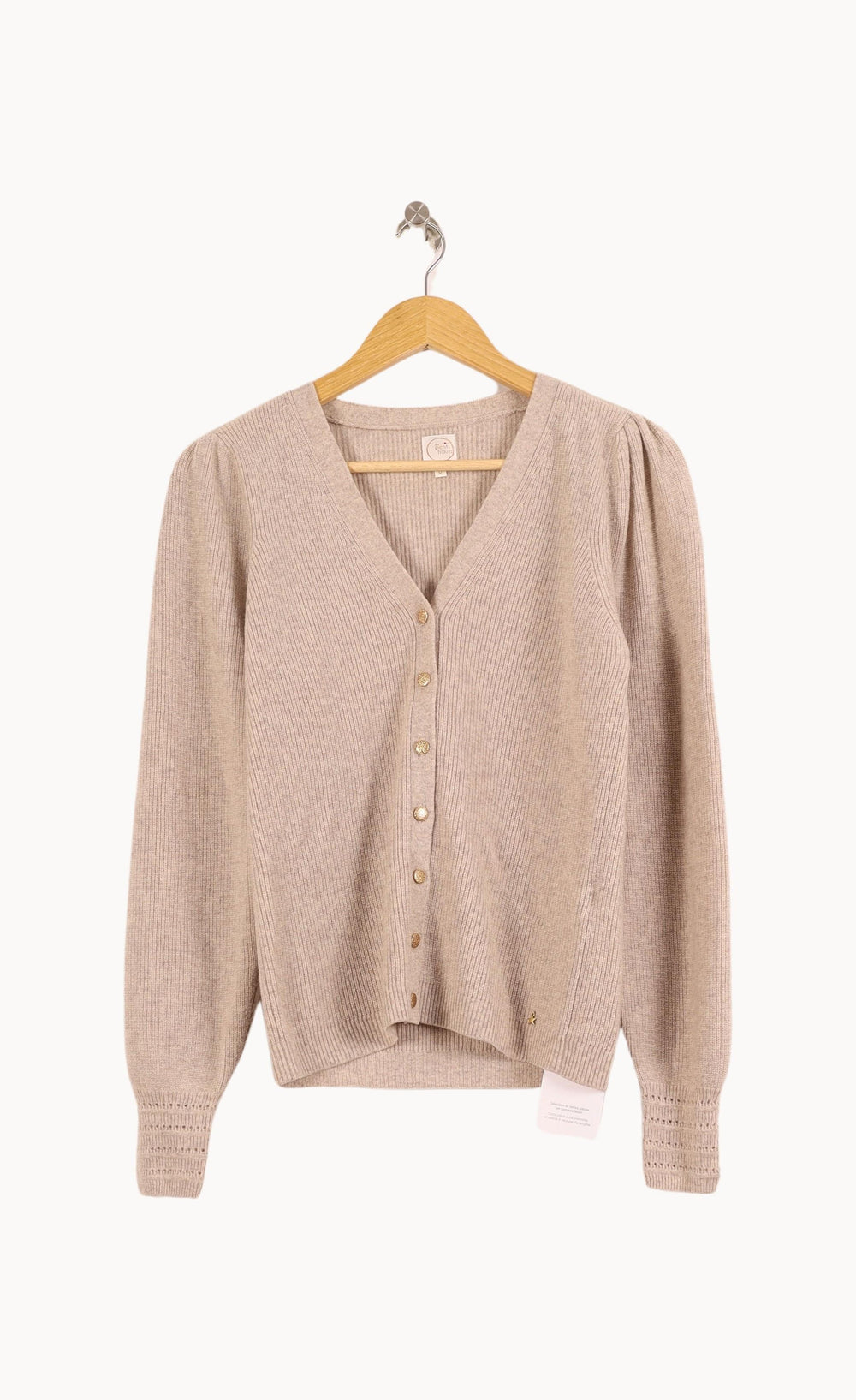Cardigan Beige - Taille XS/34 de la marque Des petits hauts | PARAD59239 - Vendu par Paradigme - Image 2