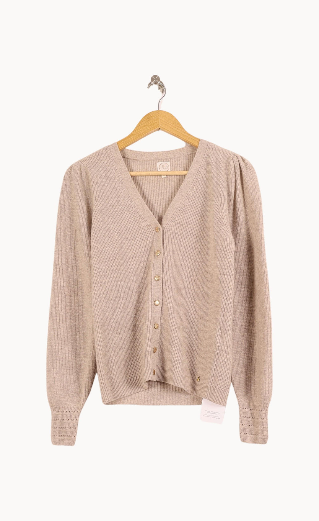 Cardigan Beige - Taille XS/34 de la marque Des petits hauts | PARAD59239 - Vendu par Paradigme - Image 2