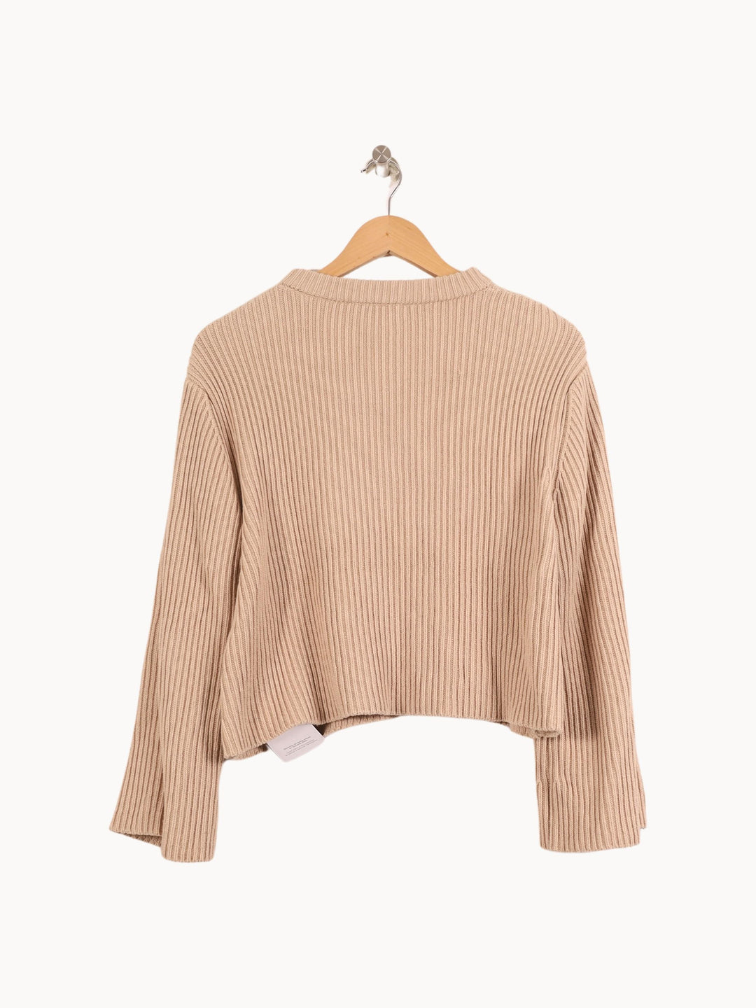 Pull Beige - Taille S/36 de la marque Rosaé Paris | PARAD59240 - Vendu par Paradigme - Image 4