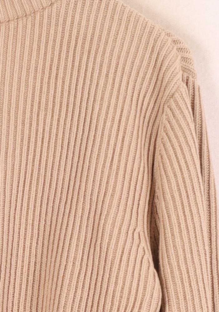 Pull Beige - Taille S/36 de la marque Rosaé Paris | PARAD59240 - Vendu par Paradigme - Image 3