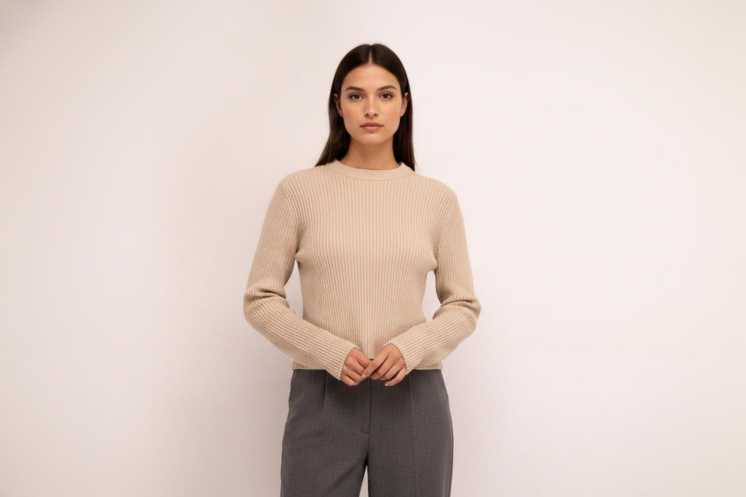 Pull Beige - Taille S/36