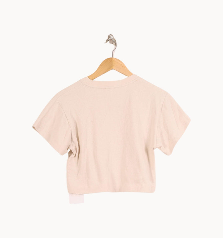 T-shirt Blanc - Taille S/36 de la marque American Vintage | PARAD59244 - Vendu par Paradigme - Image 4