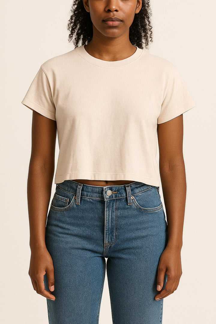 T-shirt Blanc - Taille S/36 de la marque American Vintage | PARAD59244 - Vendu par Paradigme - Image 1