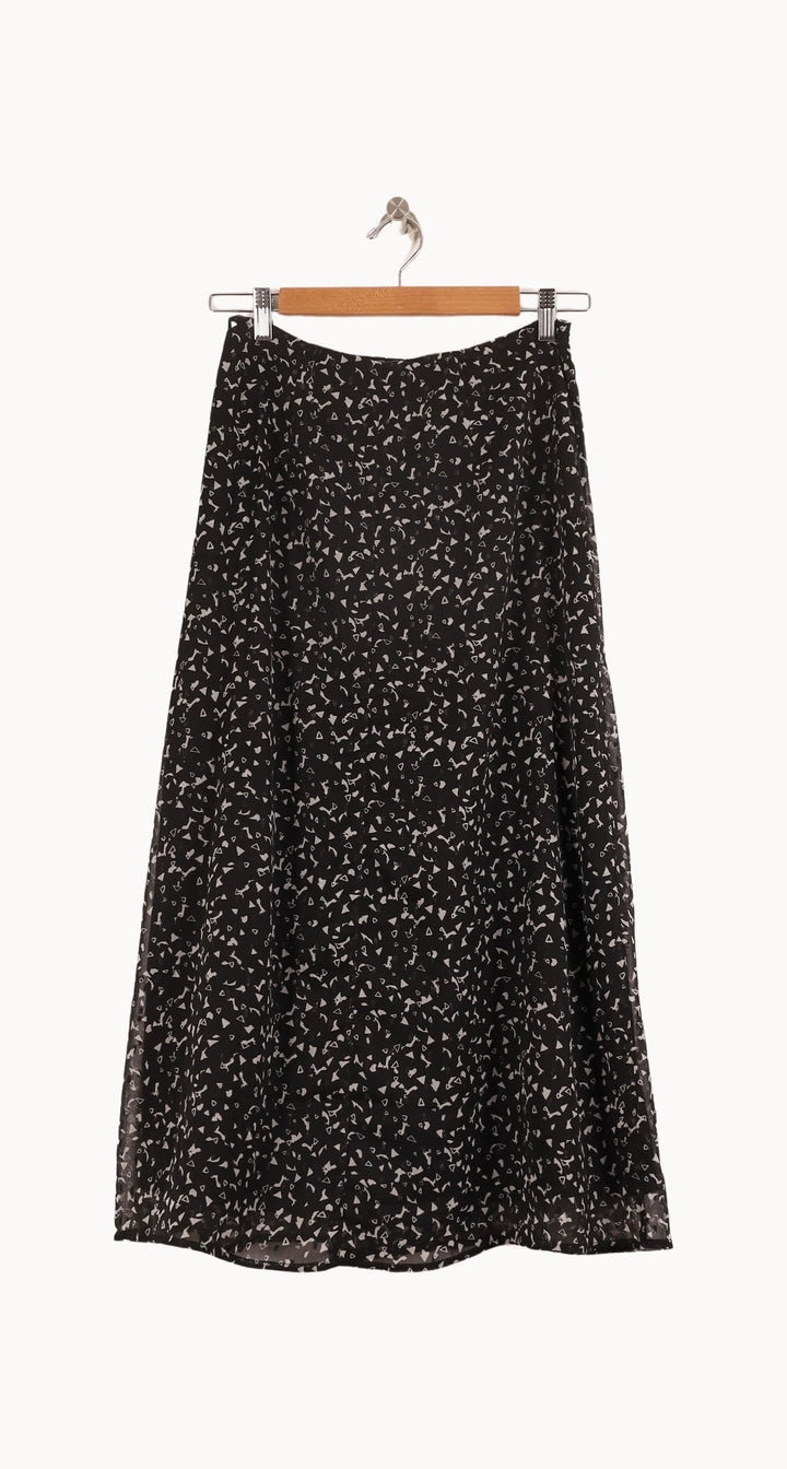 Jupe Longue Noire et Blanche - Taille M/38 de la marque One Step | PARAD59247 - Vendu par Paradigme - Image 4