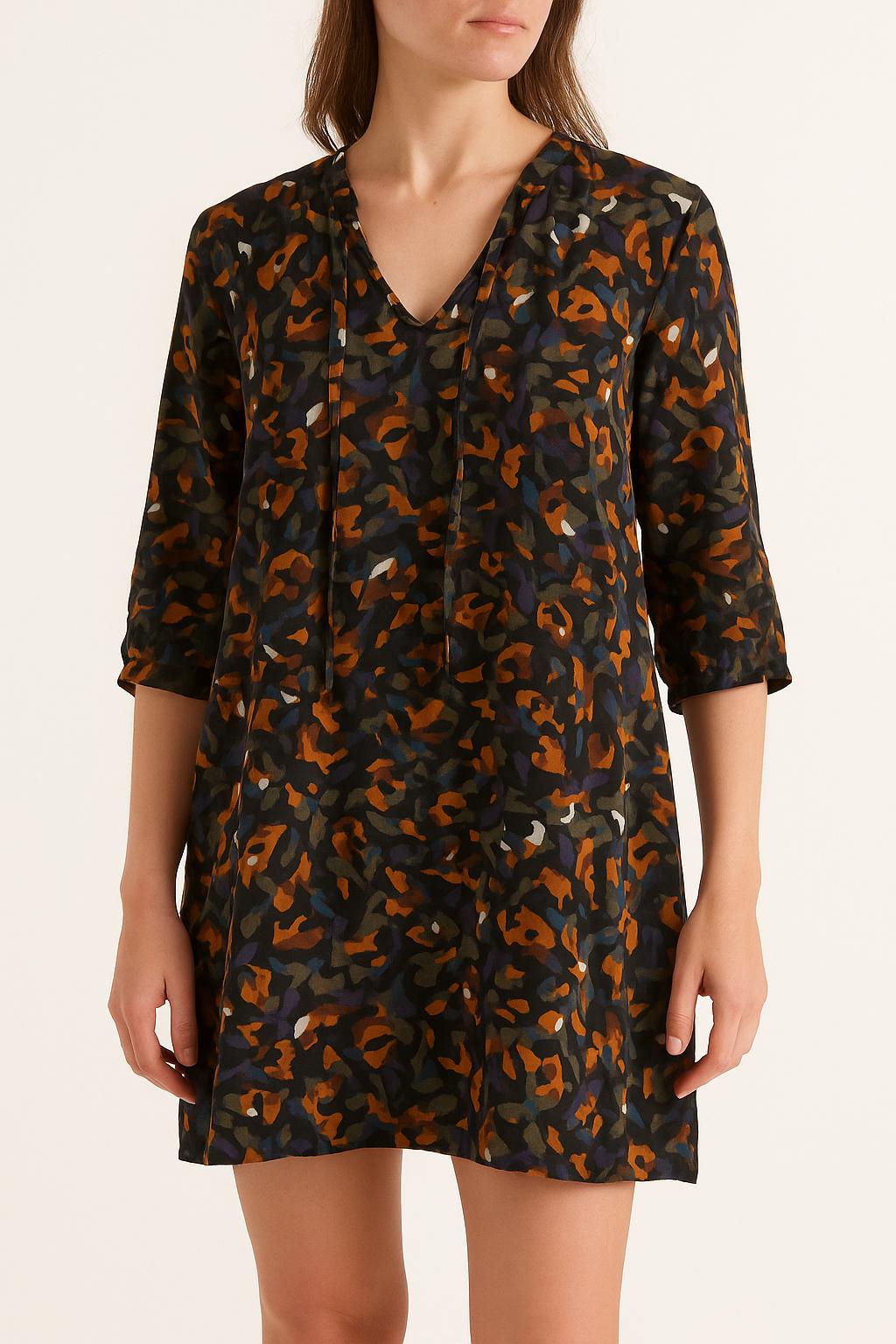 Robe Ample Multicolore - Taille S/36 de la marque One Step | PARAD59250 - Vendu par Paradigme - Image 1