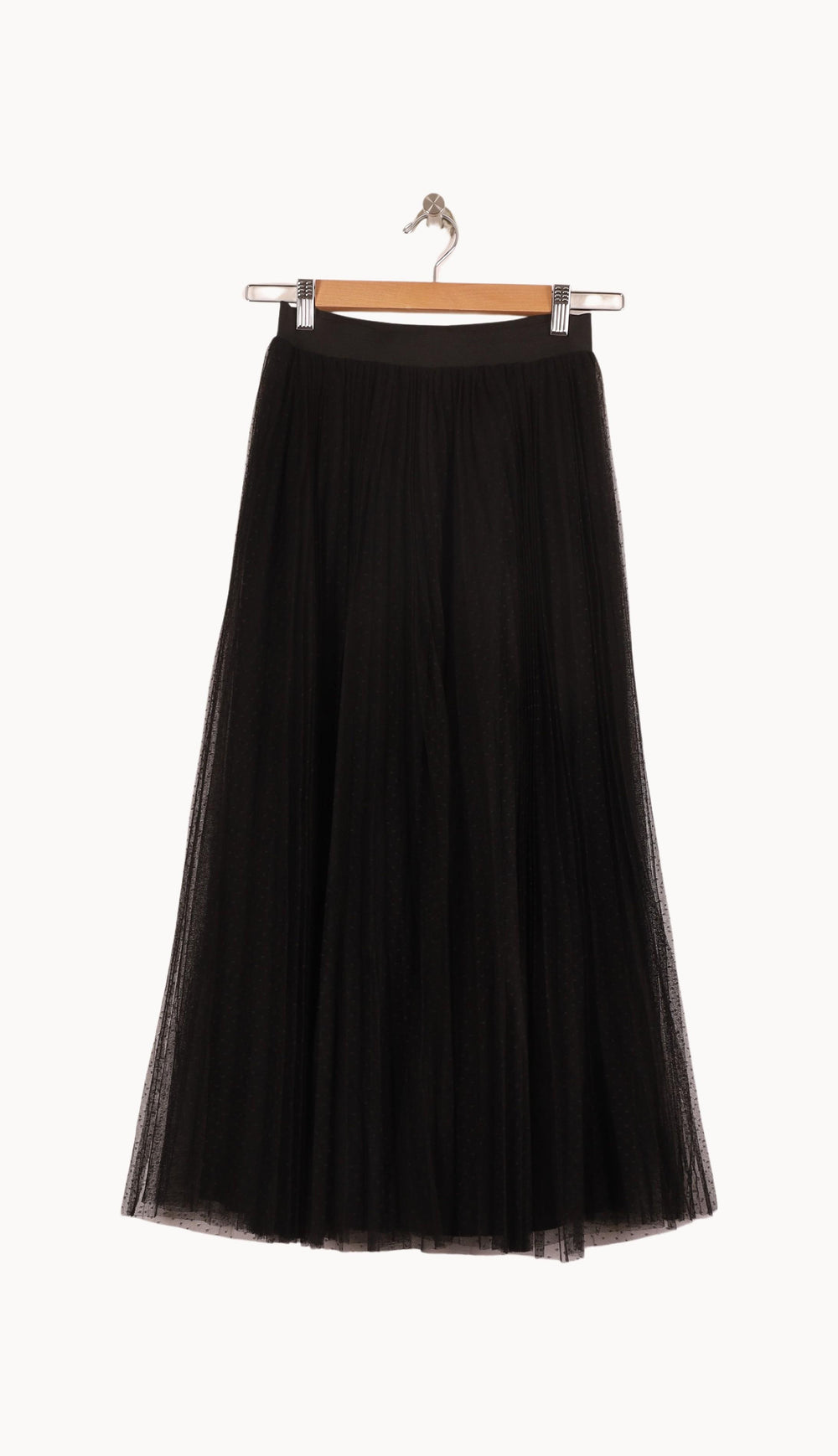 Jupe Plissée Noire - Taille S/36 de la marque Maje | PARAD59251 - Vendu par Paradigme - Image 2