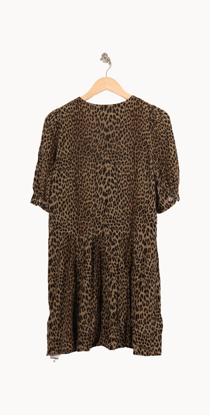 Robe Courte Marron et Noire - Taille XS/34 de la marque Zadig&Voltaire | PARAD59254 - Vendu par Paradigme - Image 4