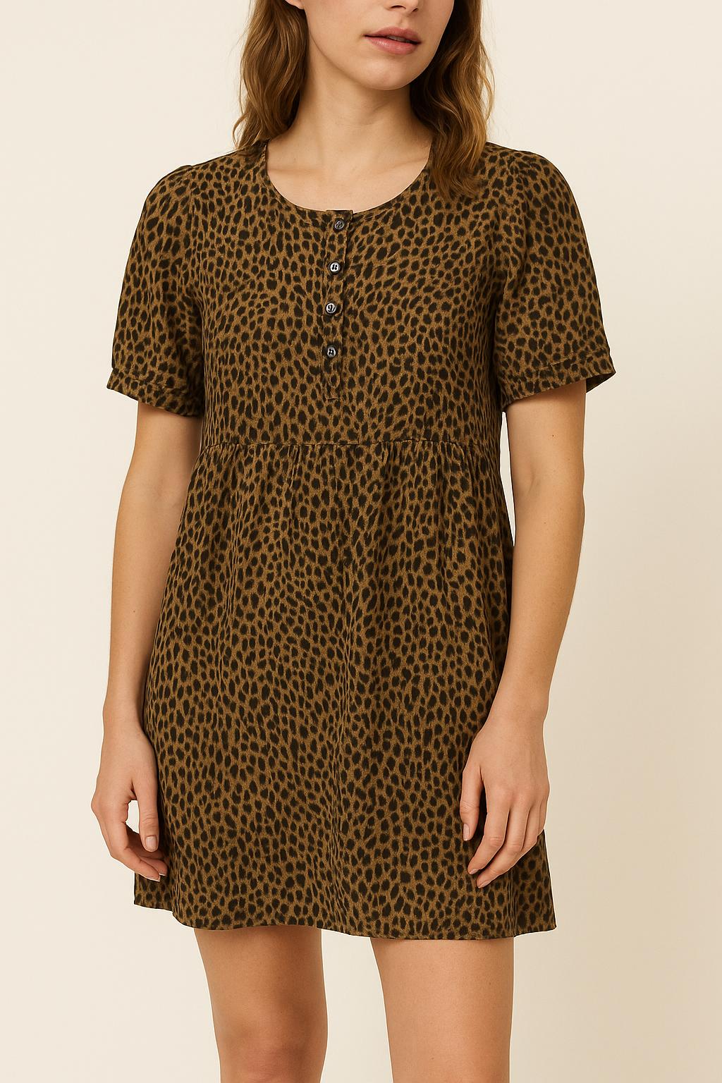 Robe Courte Marron et Noire - Taille XS/34 de la marque Zadig&Voltaire | PARAD59254 - Vendu par Paradigme - Image 1