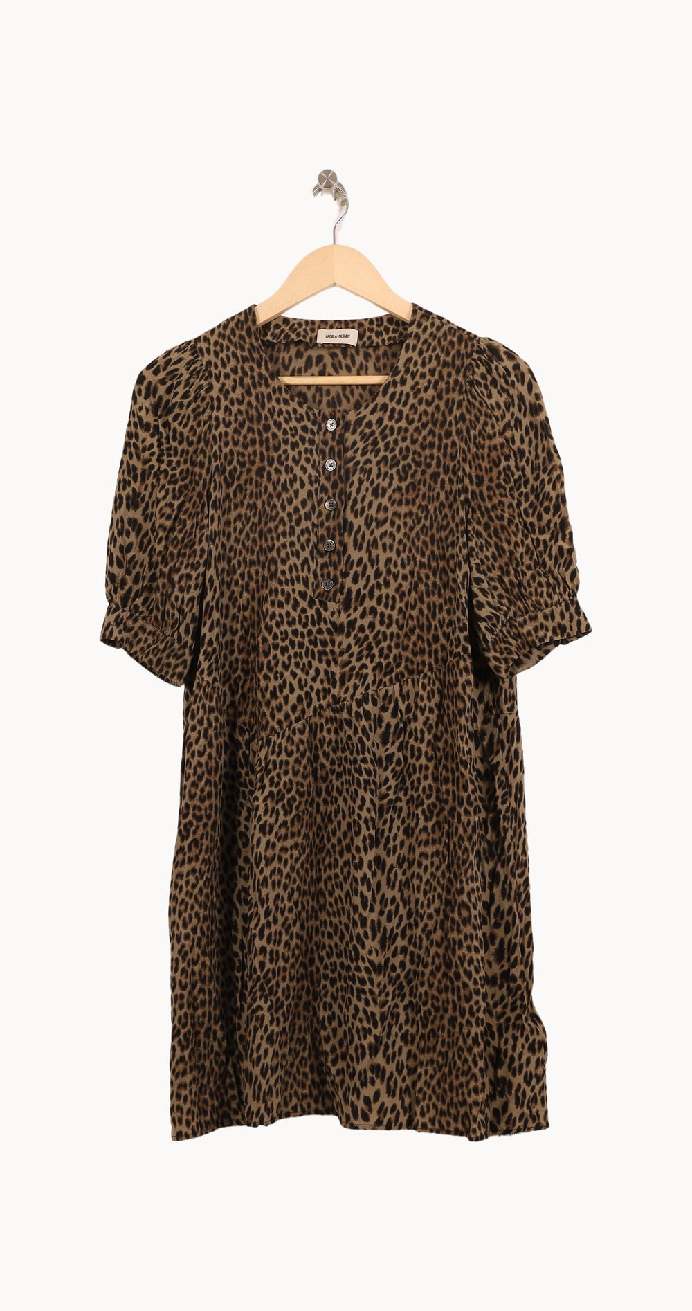 Robe Courte Marron et Noire - Taille XS/34 de la marque Zadig&Voltaire | PARAD59254 - Vendu par Paradigme - Image 2