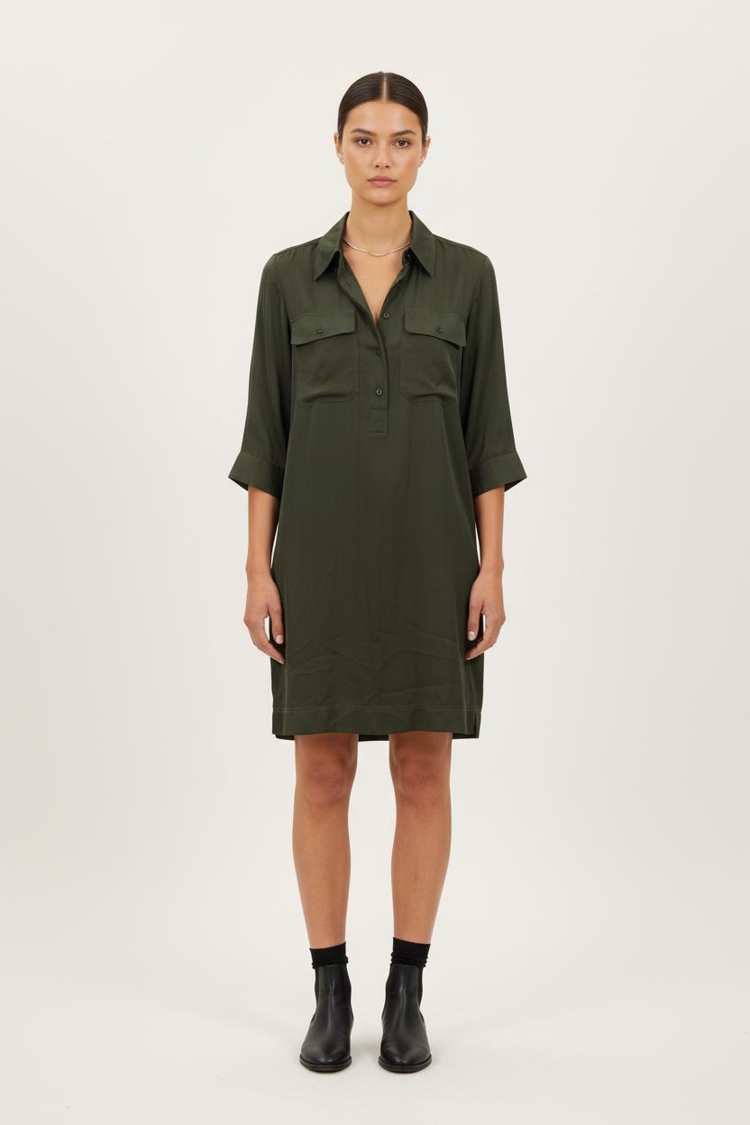 Robe Chemise Verte - Taille XS/34 de la marque Zadig&Voltaire | PARAD59255 - Vendu par Paradigme - Image 1