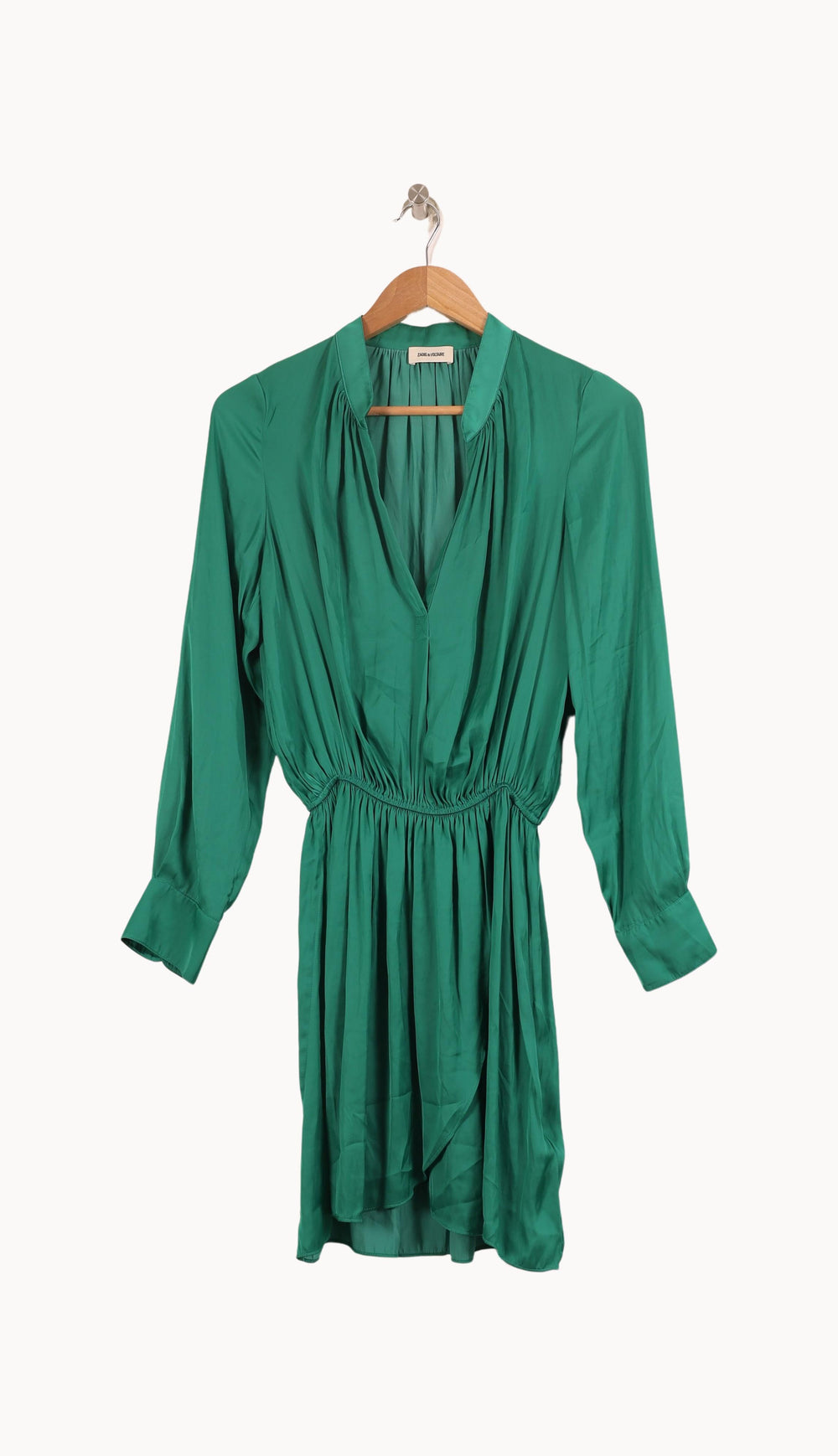 Robe Portefeuille Verte - Taille XS/34 de la marque Zadig&Voltaire | PARAD59256 - Vendu par Paradigme - Image 2