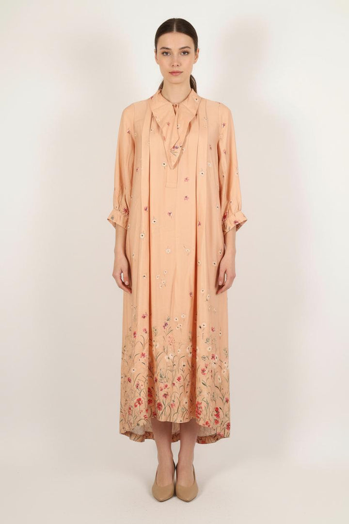 Robe Longue Rose - Taille S/36 de la marque Roseanna | PARAD59263 - Vendu par Paradigme - Image 1