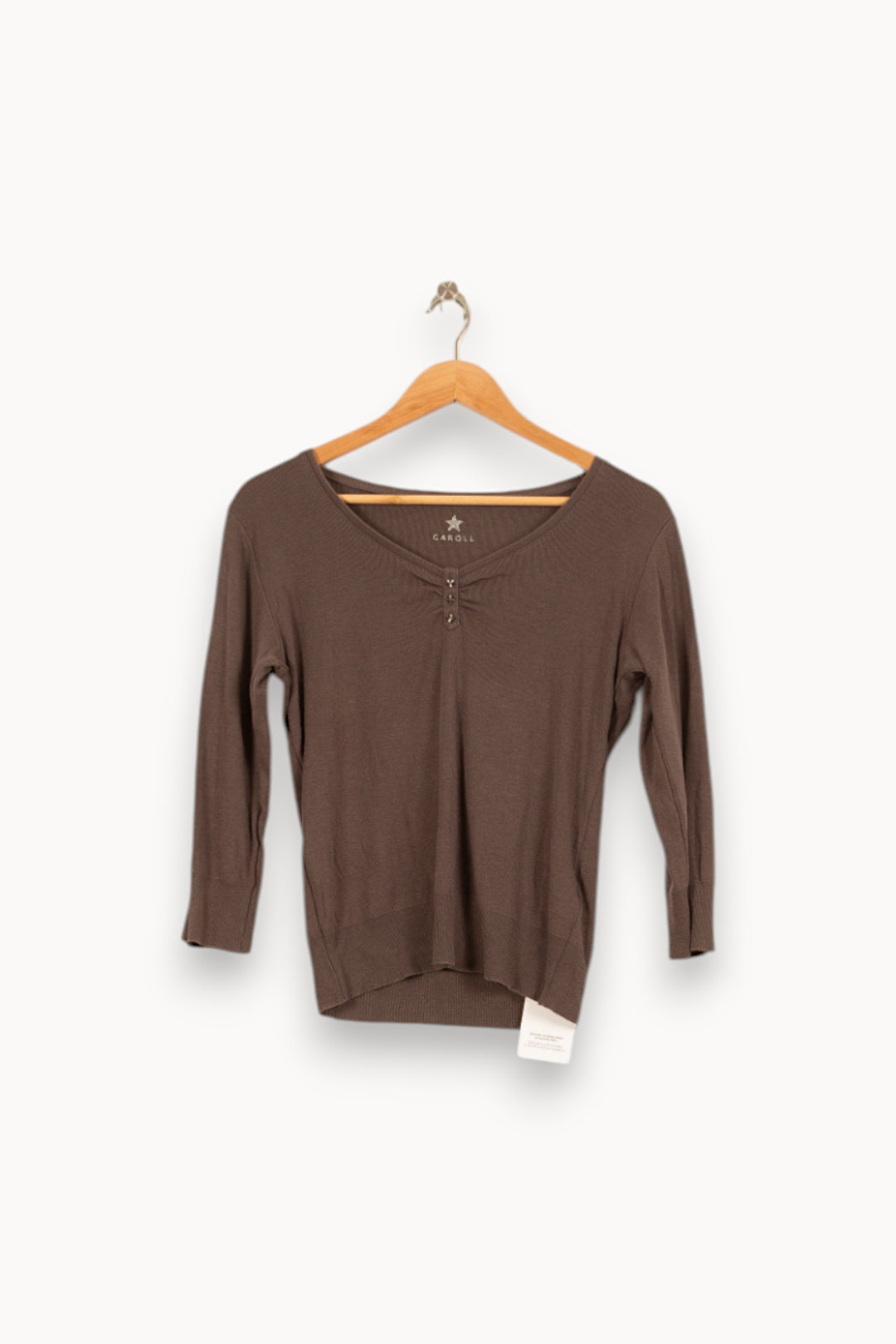 Gilet Marron - Taille XXL/44 de la marque Caroll | PARAD59271 - Vendu par Paradigme - Image 2