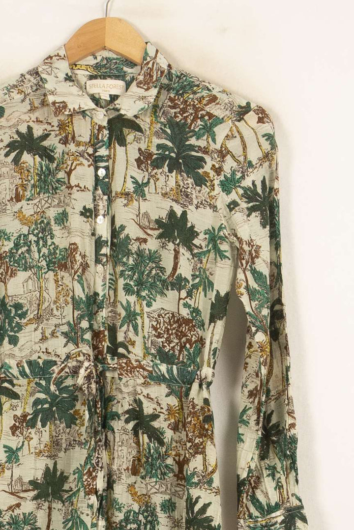 Robe Chemisier Multicolore - Taille S/36 de la marque Stella Forest | PARAD59274 - Vendu par Paradigme - Image 3