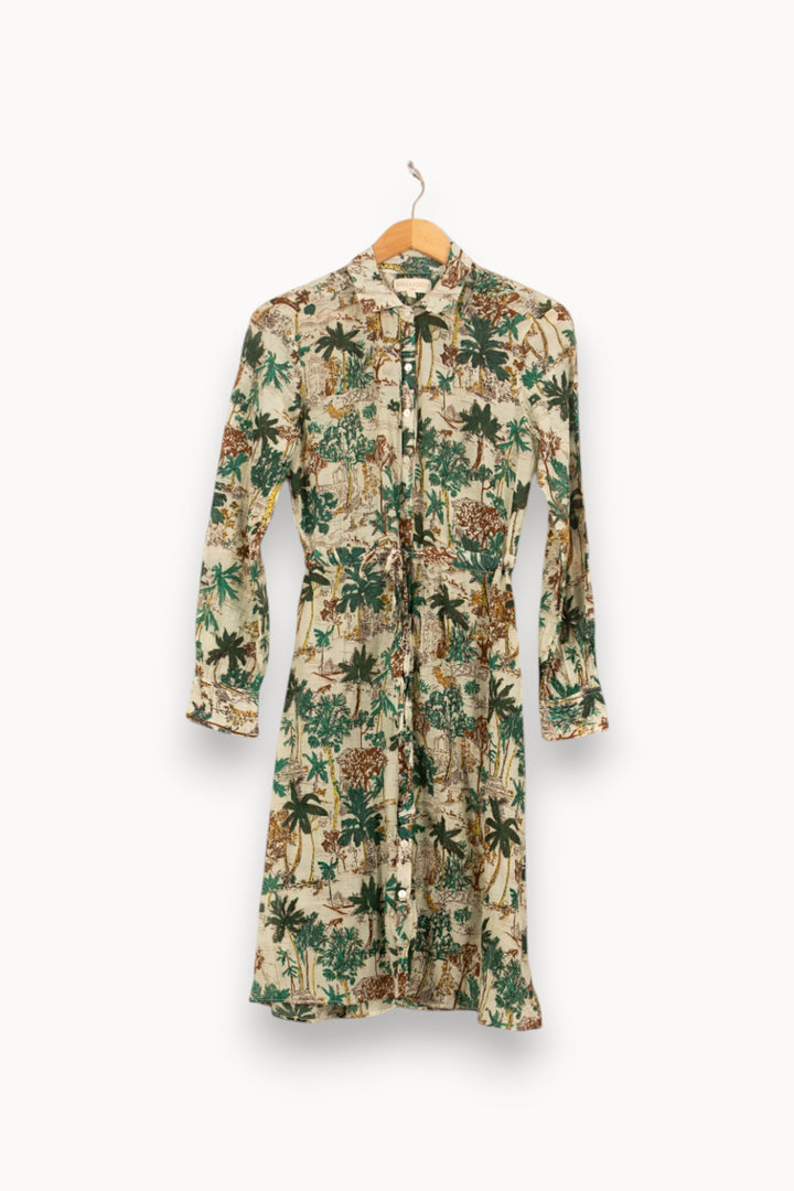 Robe Chemisier Multicolore - Taille S/36 de la marque Stella Forest | PARAD59274 - Vendu par Paradigme - Image 2
