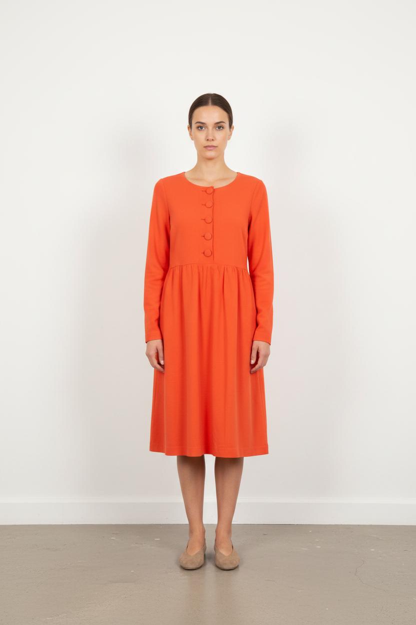 Robe Midi Rouge - Taille S/36