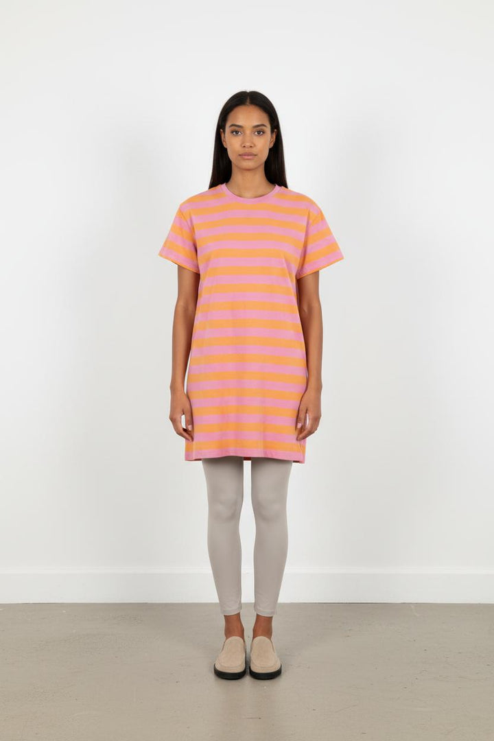 Robe Courte Rose et Jaune - Taille M/38