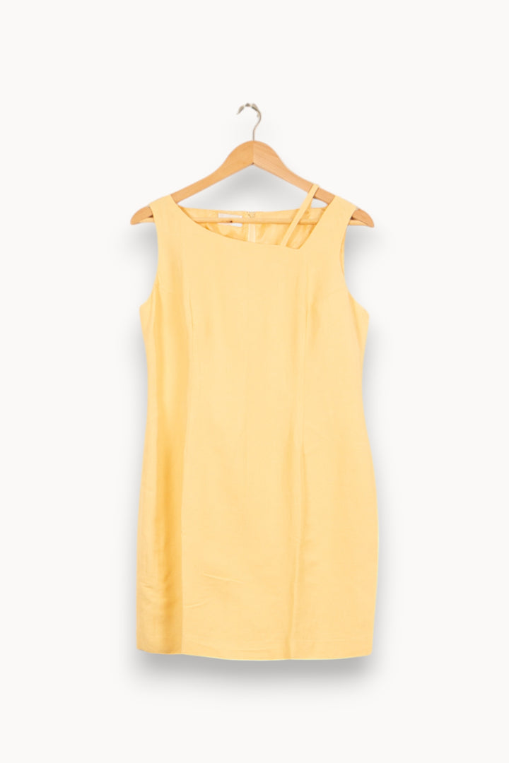 Robe Sans Manches Jaune - Taille L/40 de la marque ZAPA | PARAD59293 - Vendu par Paradigme - Image 4