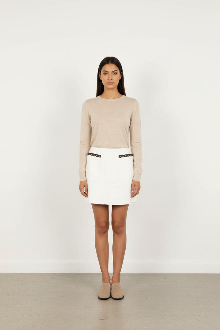 Jupe Courte Blanche - Taille M/38