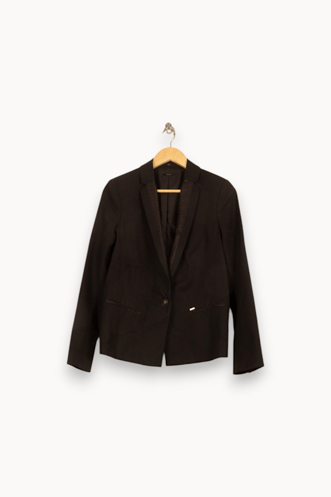 Blazer Noir - Taille M/38 de la marque IKKS | PARAD59302 - Vendu par Paradigme - Image 2